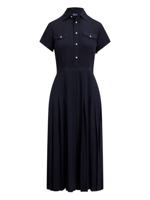 Polo Ralph Lauren pleated pocket midi dress
