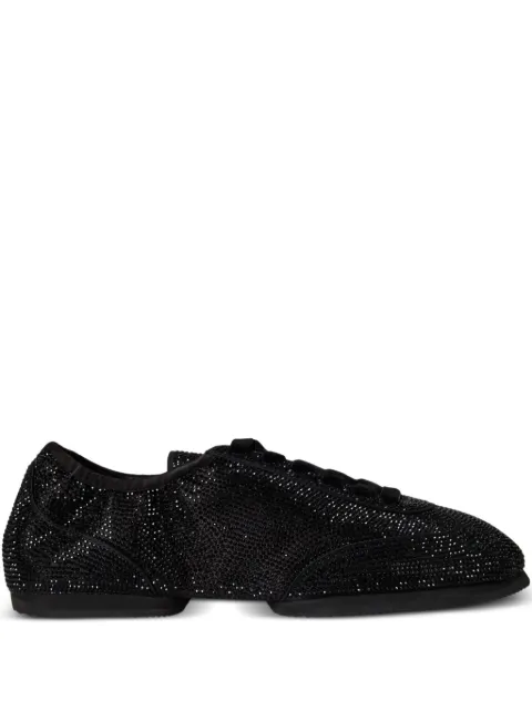 Polo Ralph Lauren crystal-embellished lace-up sneakers