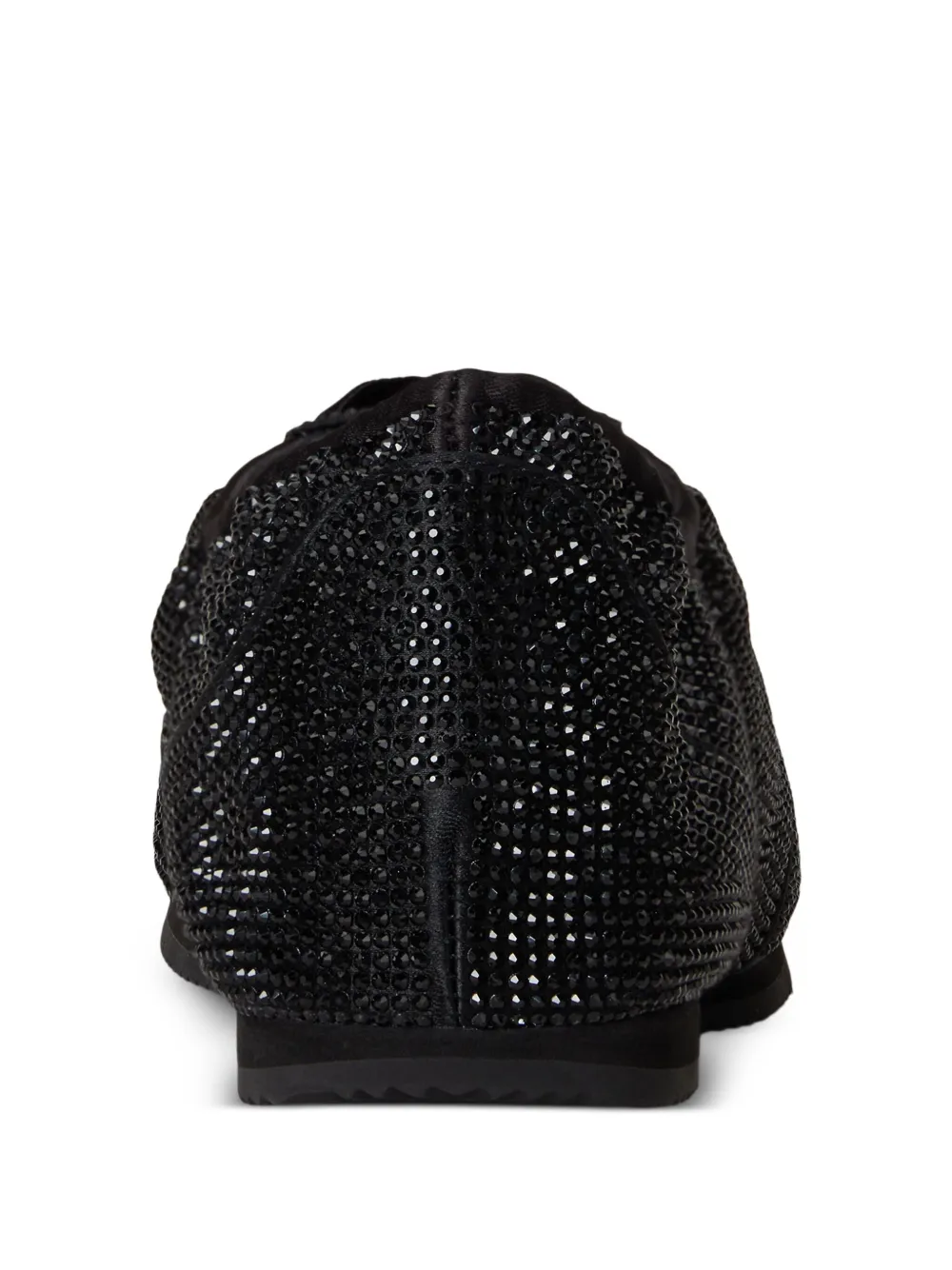 Polo Ralph Lauren crystal-embellished lace-up sneakers Black