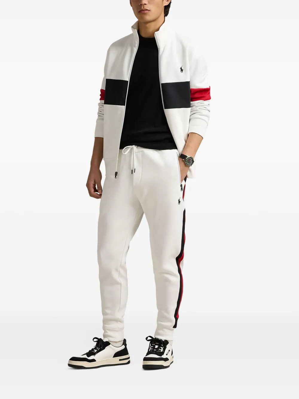 Polo Ralph Lauren colour-blocked tapered joggers | Sweatpants | Image 2