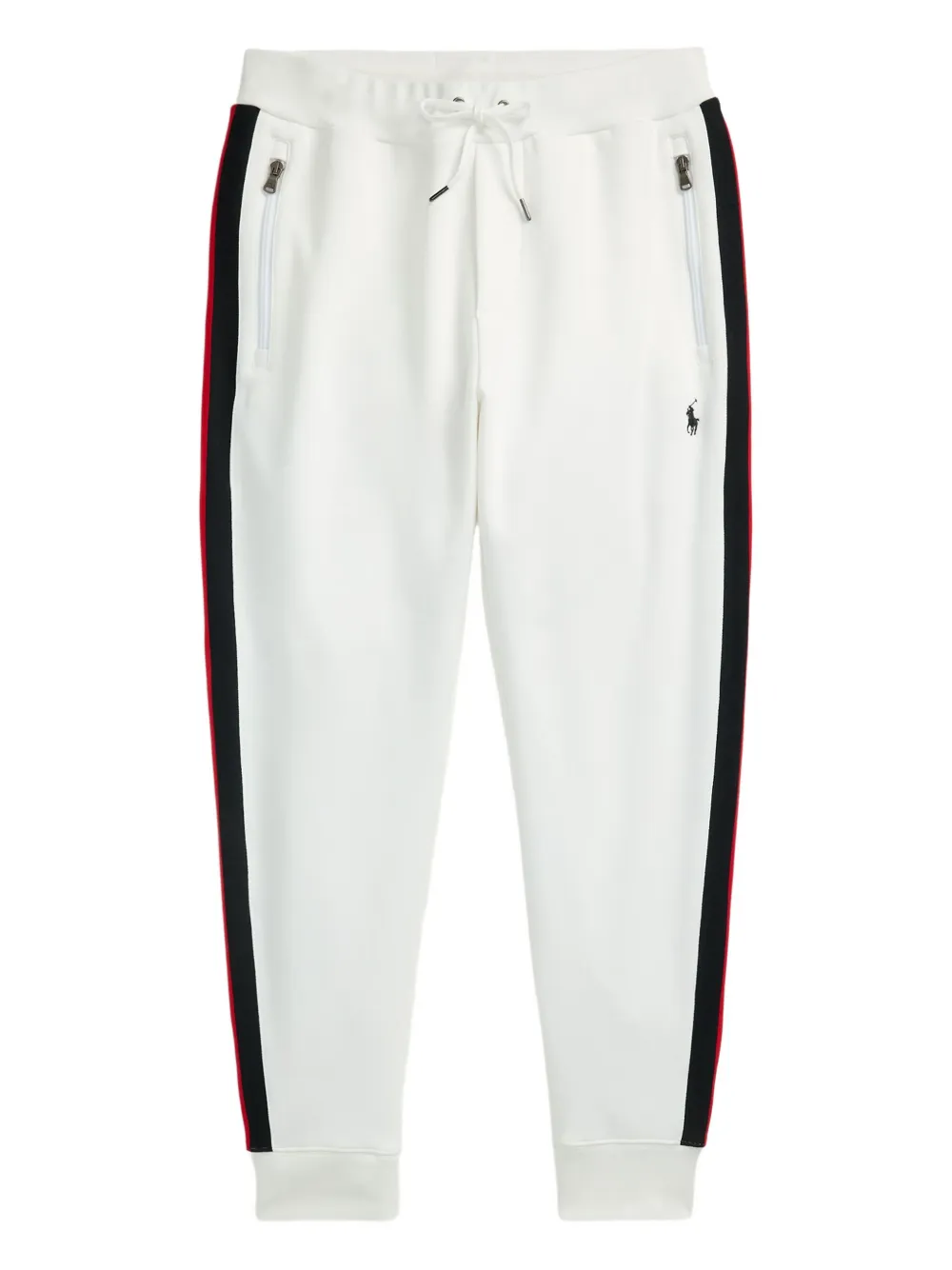 Polo Ralph Lauren Joggingbroek met colourblocking en toelopende pijpen Beige