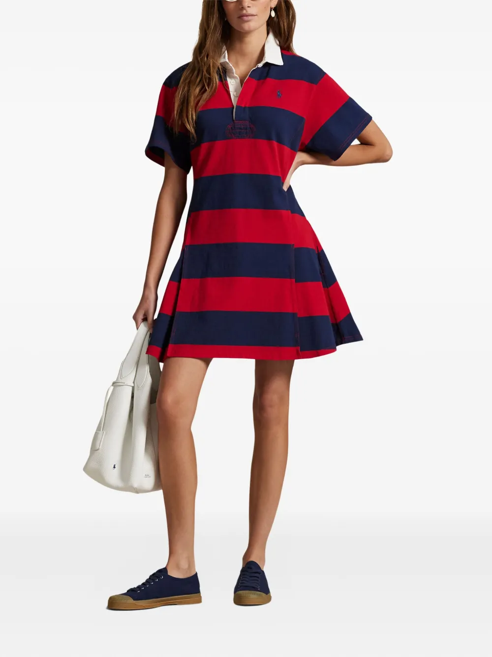 Polo Ralph Lauren striped-pattern mini dress | Day Dresses | Image 2
