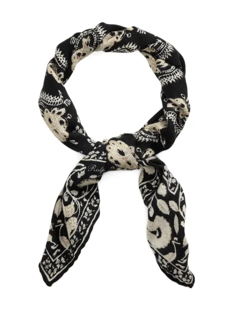 Ralph Lauren Purple Label floral-pattern scarf