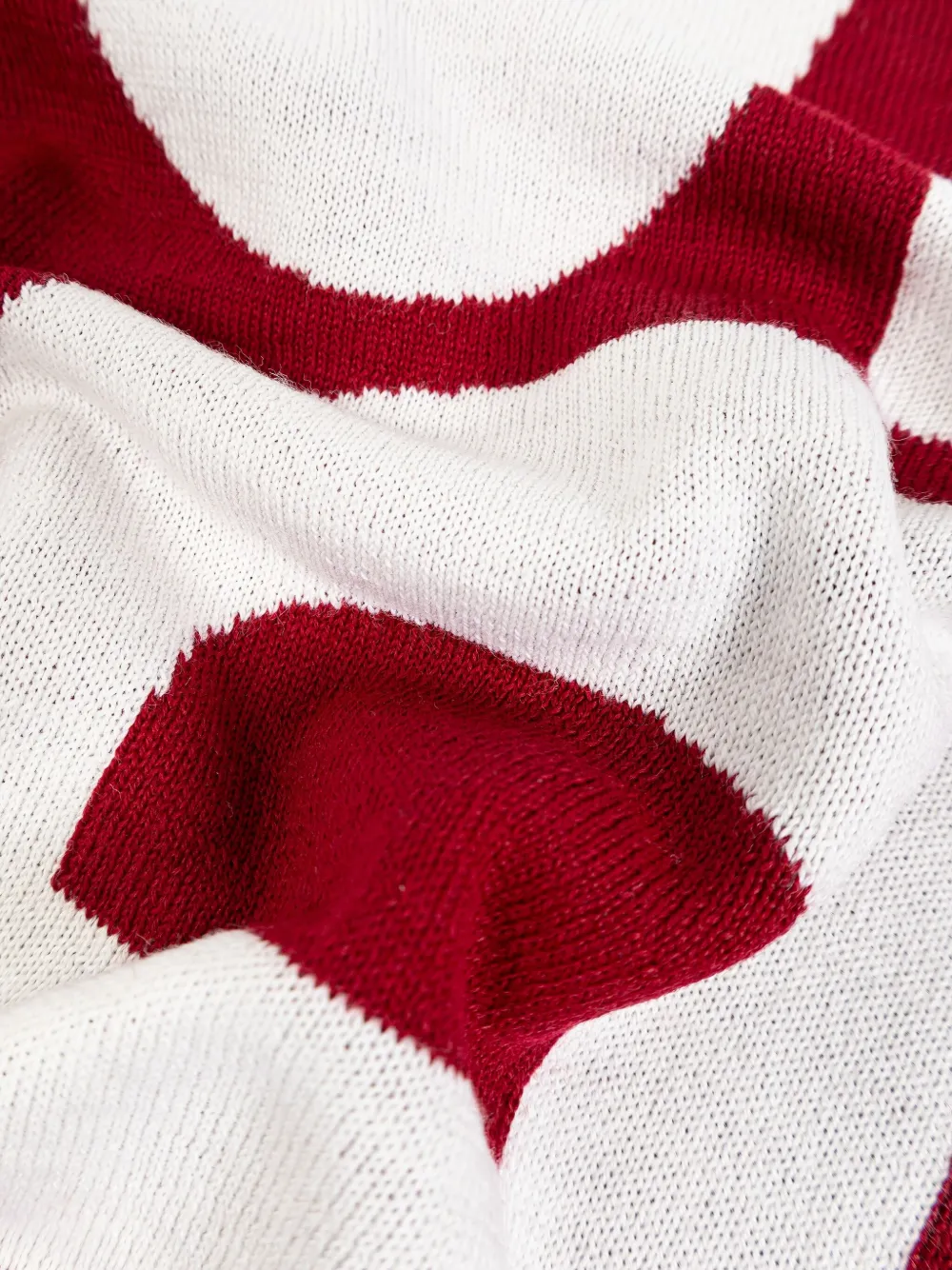 DSQUARED2 Gebreide sjaal met logo Rood