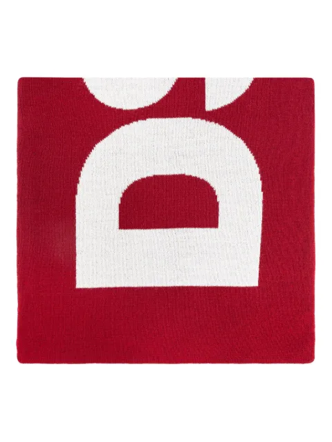 DSQUARED2 logo knitted scarf