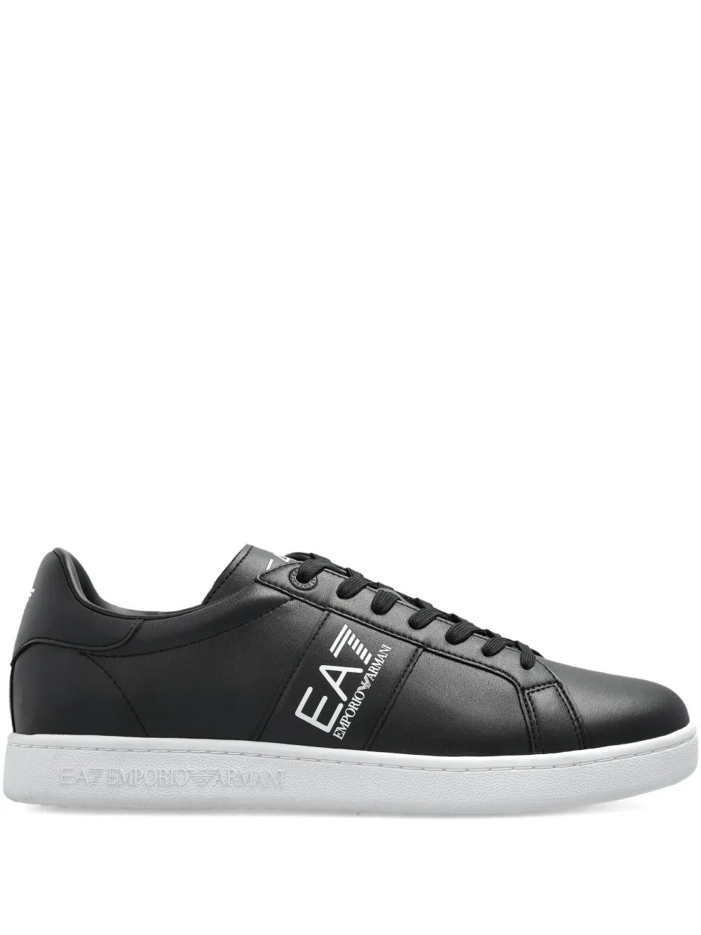 Ea7 Emporio Armani Sneakers verfraaid met logo Zwart