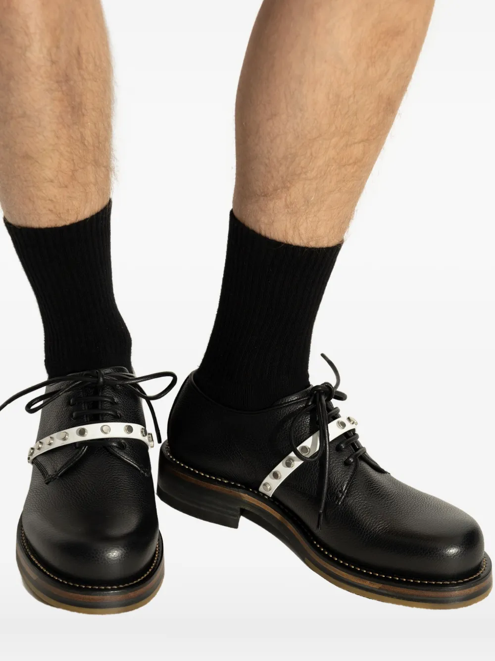 Alexander McQueen leather Derby shoes 1011