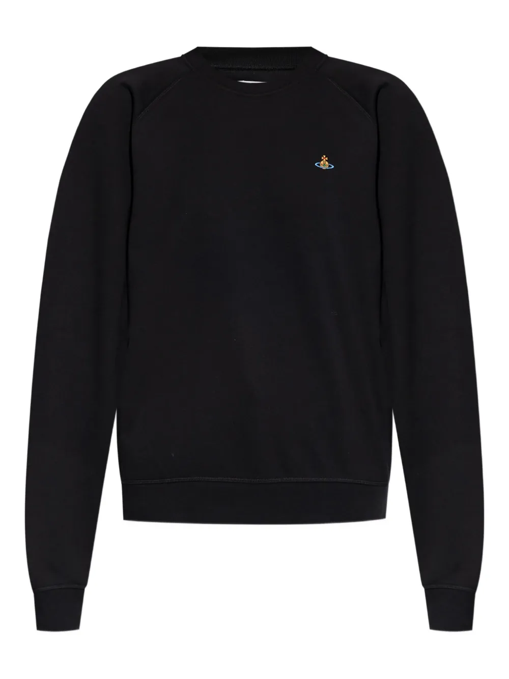 crew-neck embroidered sweatshirt