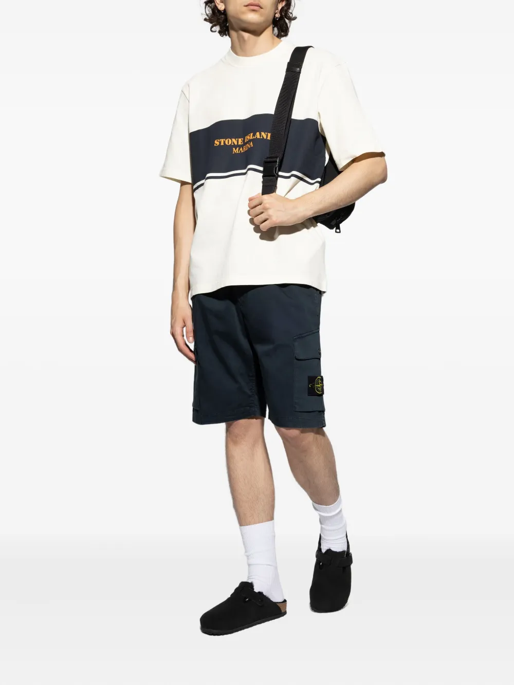 Stone Island Compass-badge shorts | Cargo Shorts | Image 2