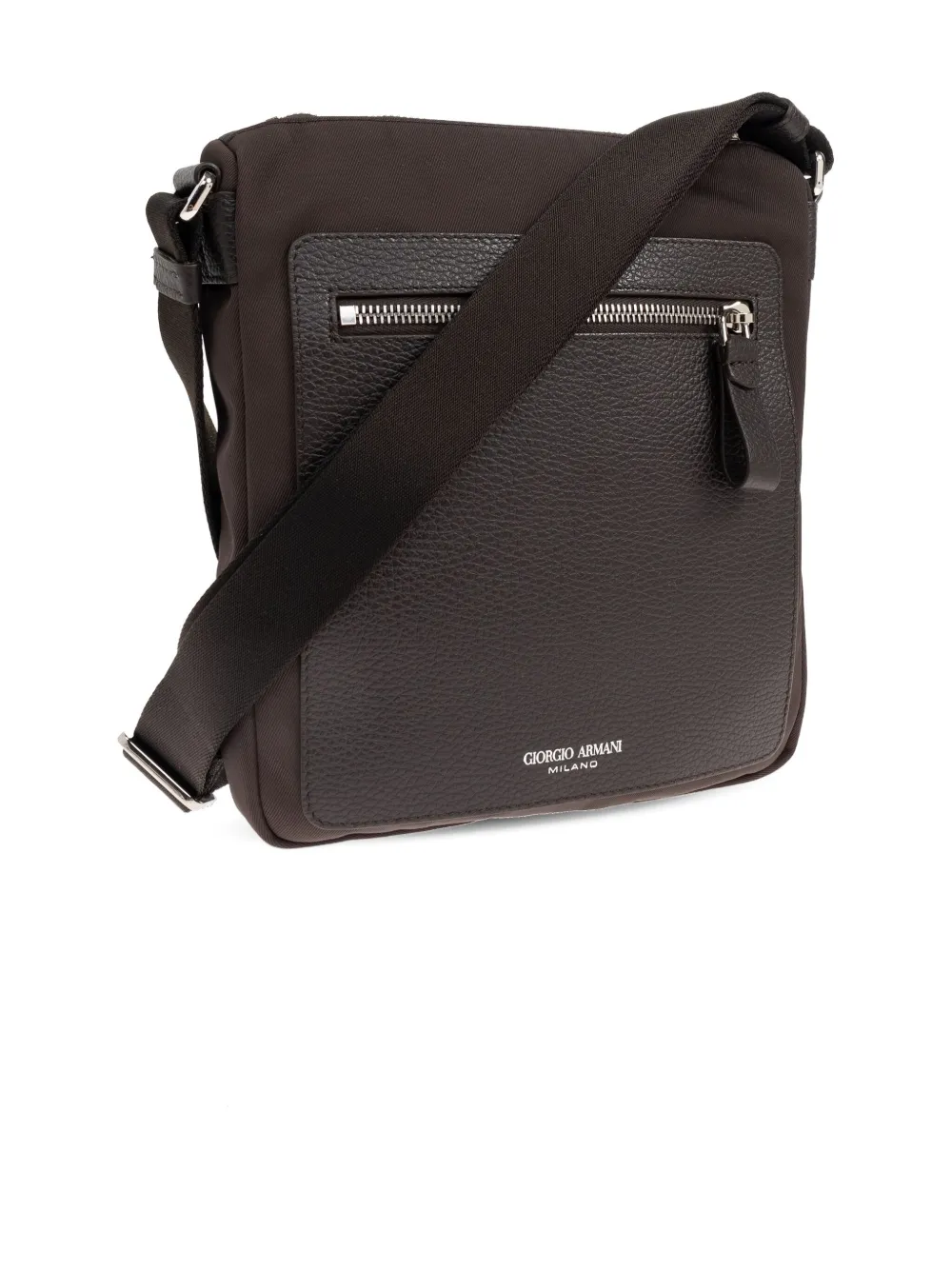 Giorgio Armani Crossbodytas met logoprint Bruin