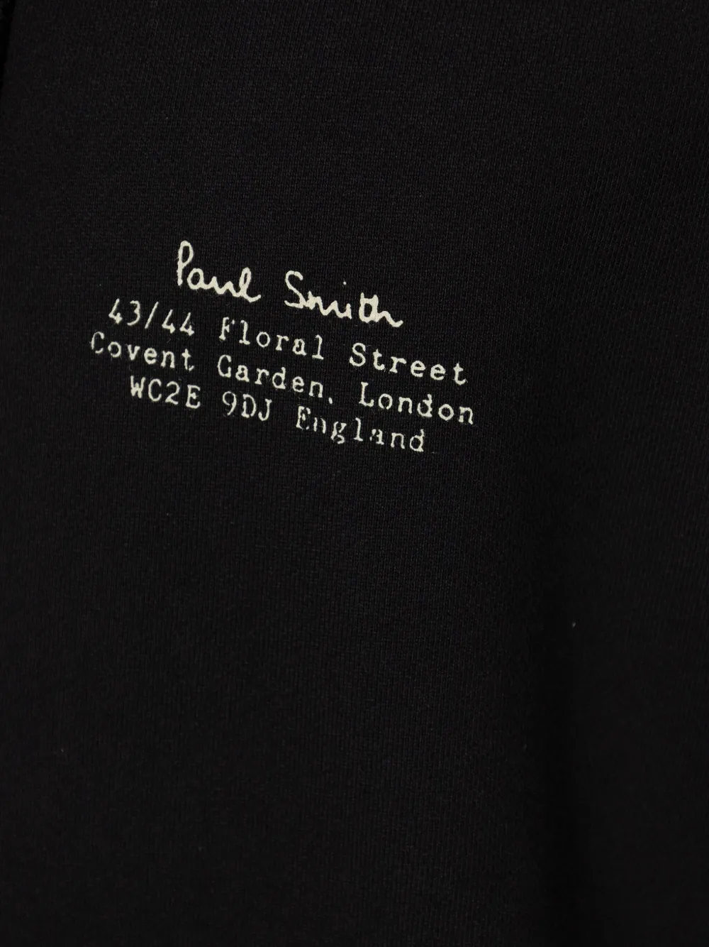 Paul Smith Hoodie met logoprint Zwart