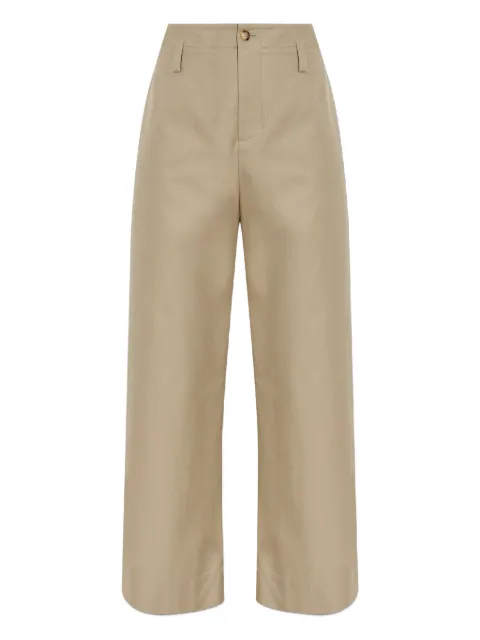 Alexander McQueen poplin trousers