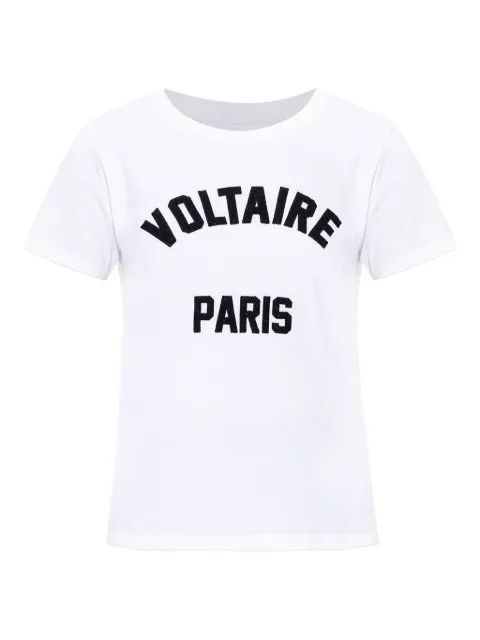 Zadig&Voltaire logo-embroidered t-shirt