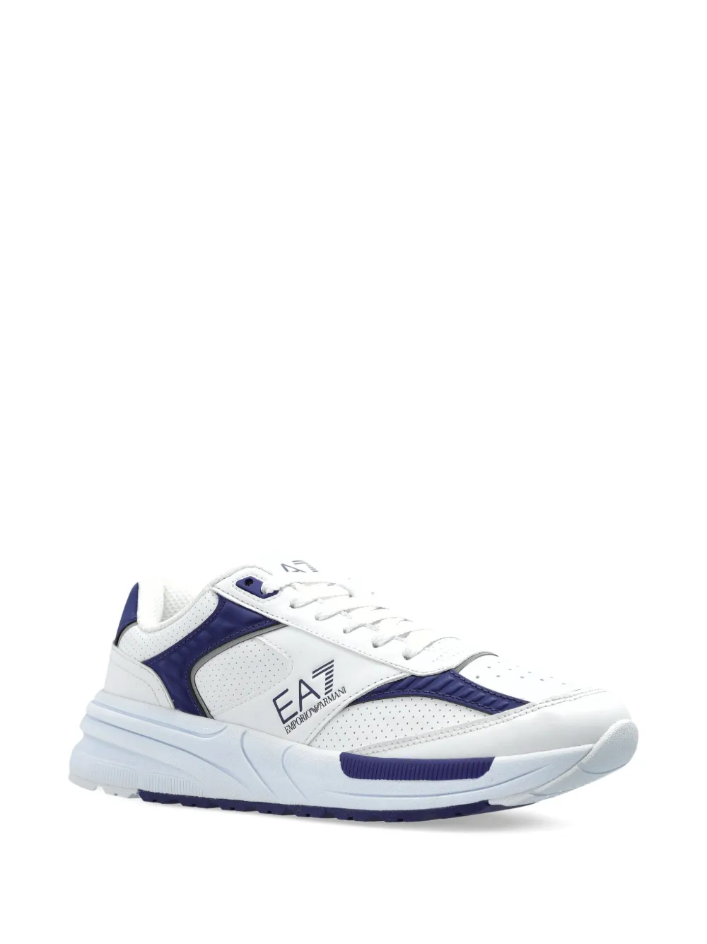 Ea7 Emporio Armani Hardloopschoenen met mesh vlakken Wit