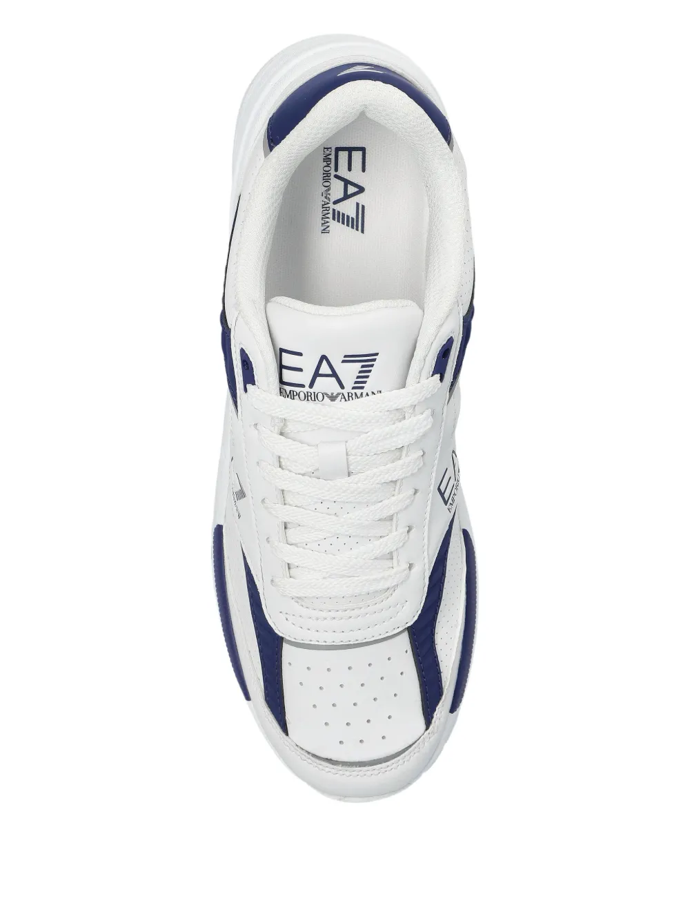 Ea7 Emporio Armani Hardloopschoenen met mesh vlakken Wit