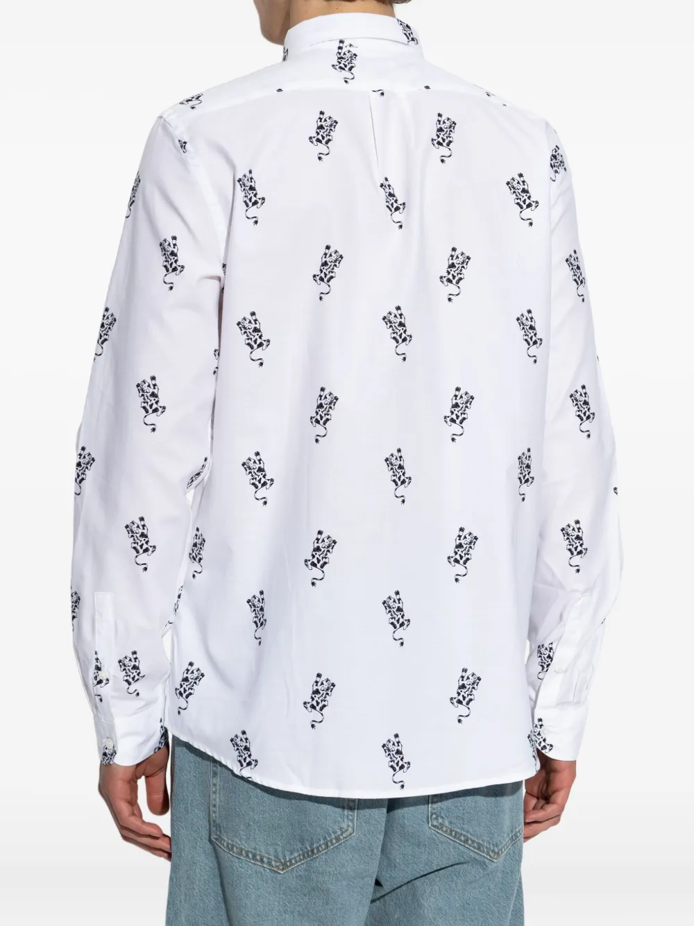PS Paul Smith Overhemd met grafische print Wit