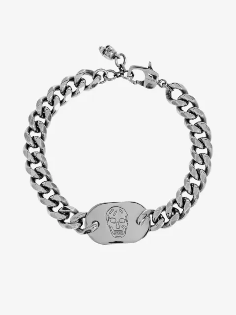 Alexander McQueen Bracciale a maglia barbazzale
