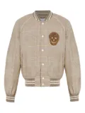Alexander McQueen checked bomber jacket - Neutrals