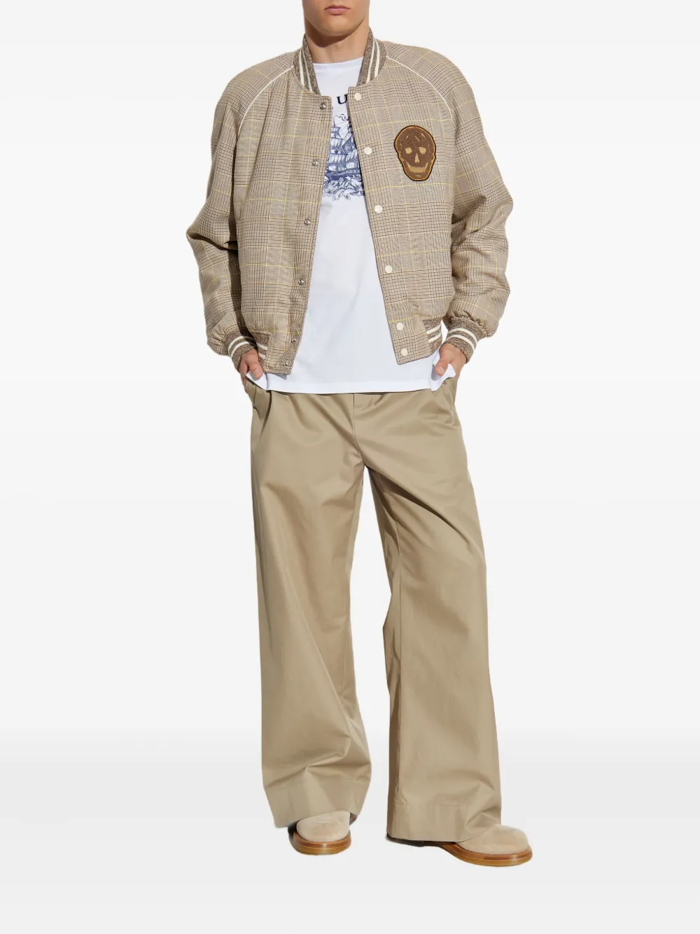 Alexander McQueen checked bomber jacket | Bomber Jackets | Image 2