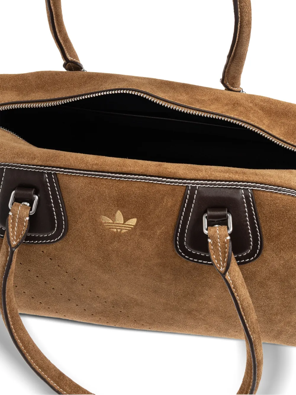 adidas Wales Bonner geperforeerde suède handtas Bruin