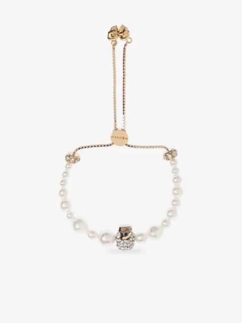 Alexander McQueen pearl-embellished bracelet