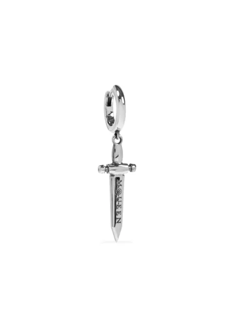 Alexander McQueen cross-charm dagger earring