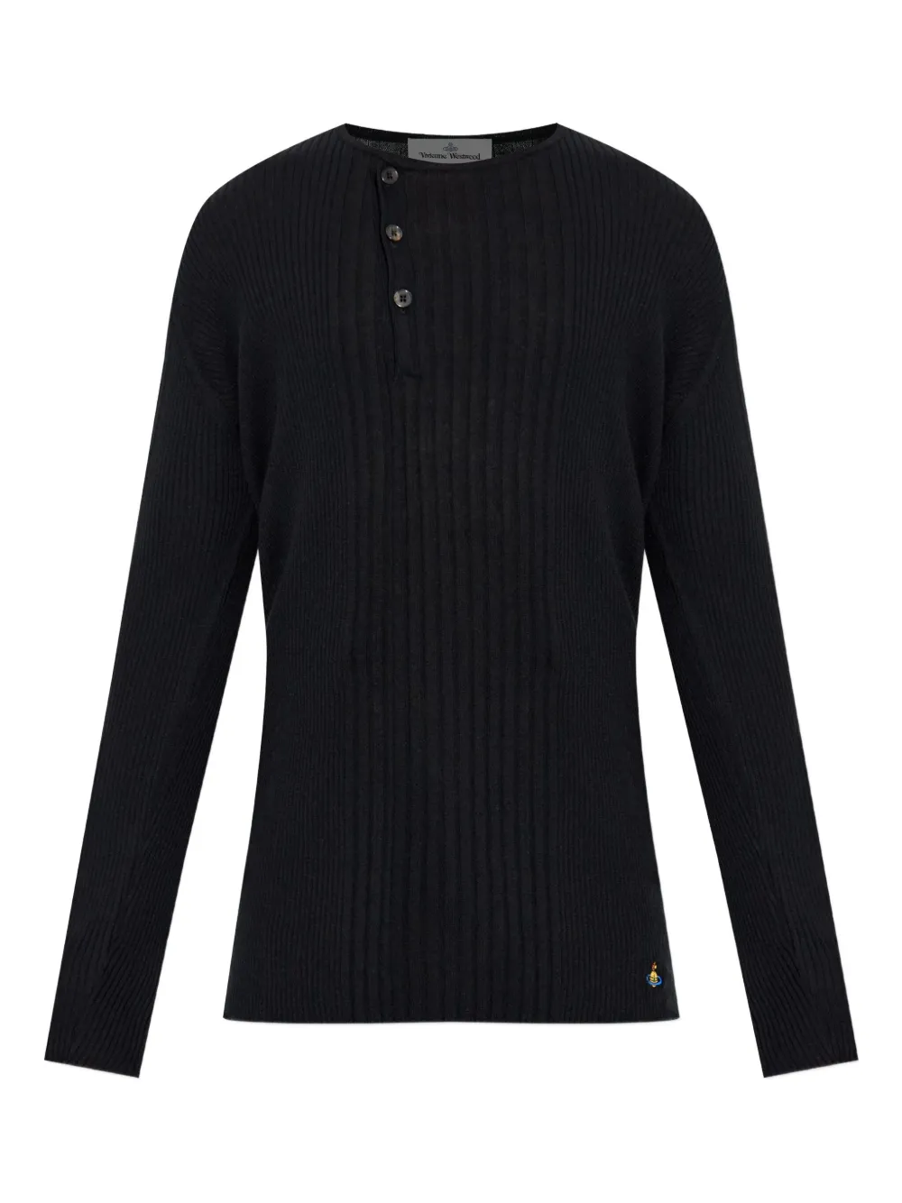 ribbed-knit jumper