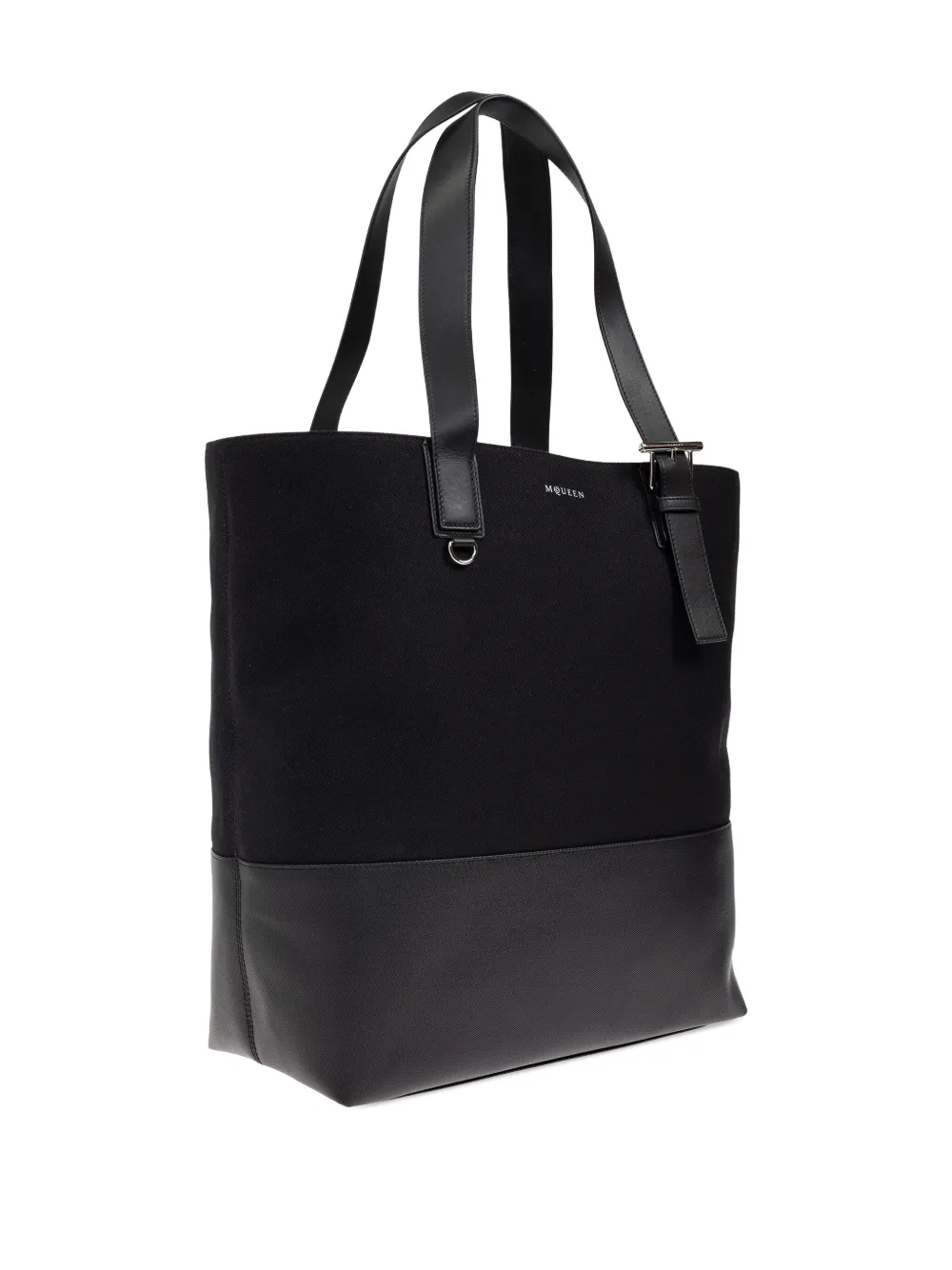Alexander McQueen Leren shopper Zwart