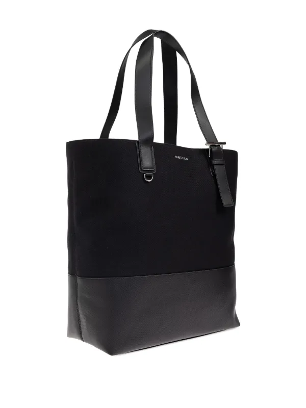 Alexander McQueen 黒 トートバッグ Alexander McQueen レザー トートバッグ | ブラック | FARFETCH JP
