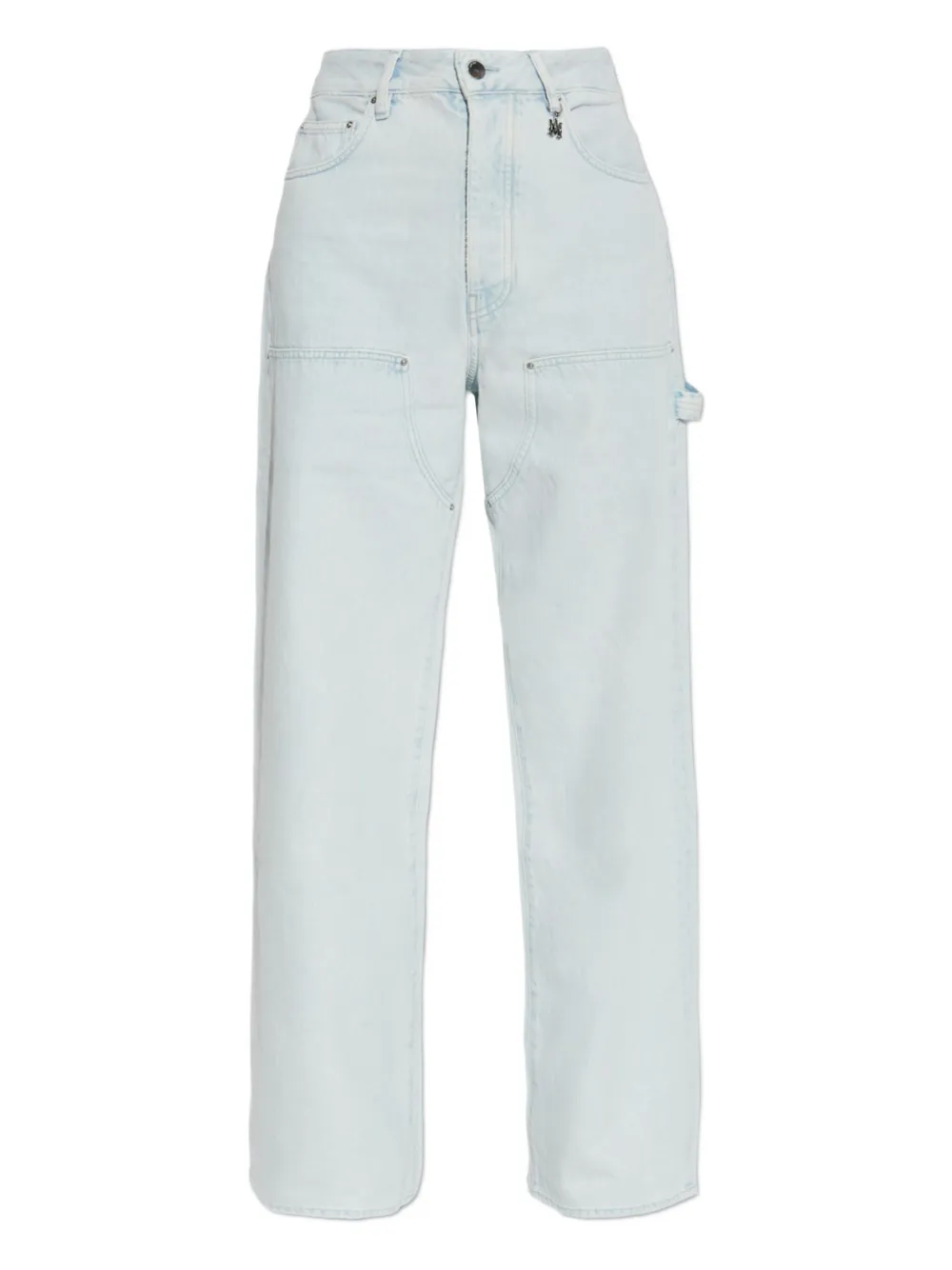 AMIRI logo-charm carpenter jeans - ブルー AMIRI logo-charm carpenter jeans - ブルー