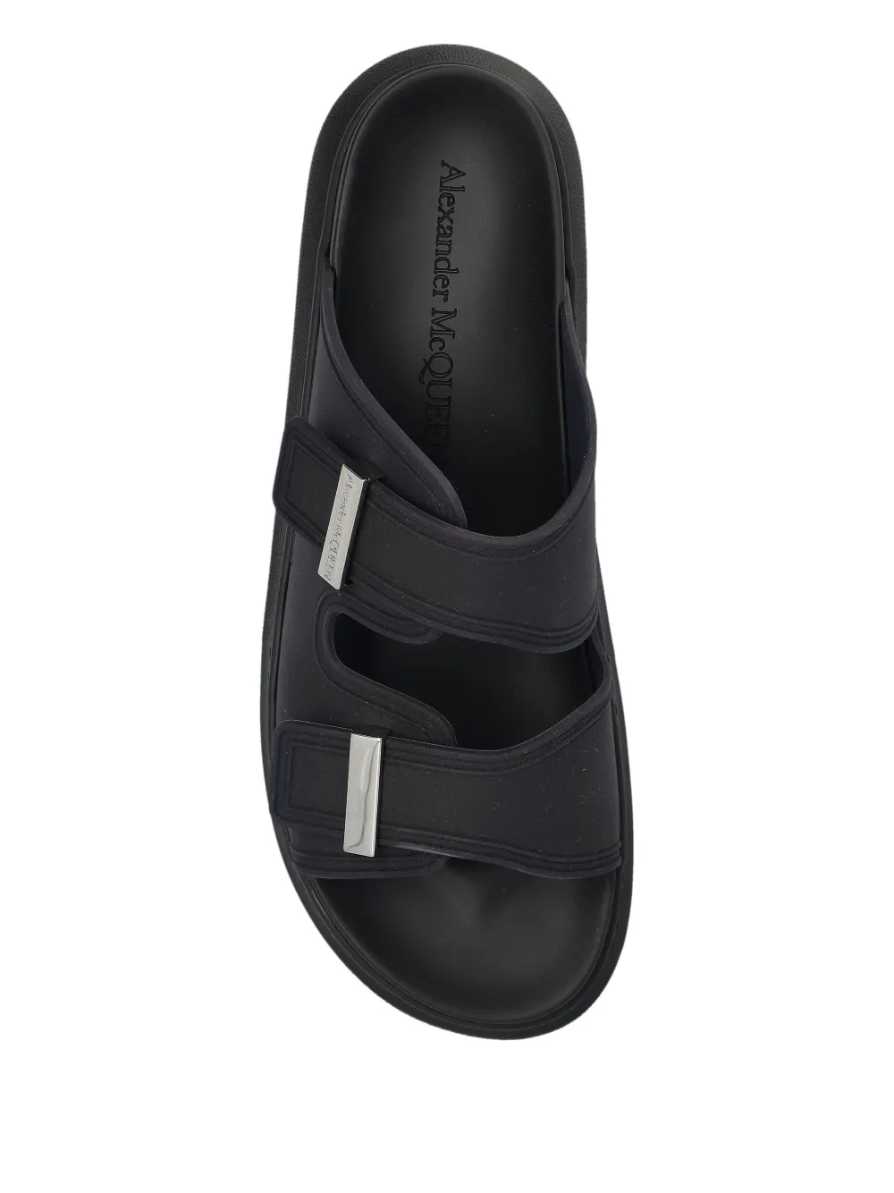 Alexander McQueen Sandalen met ronde neus Zwart
