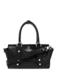Vivienne Westwood croc-embossed tote bag - Black