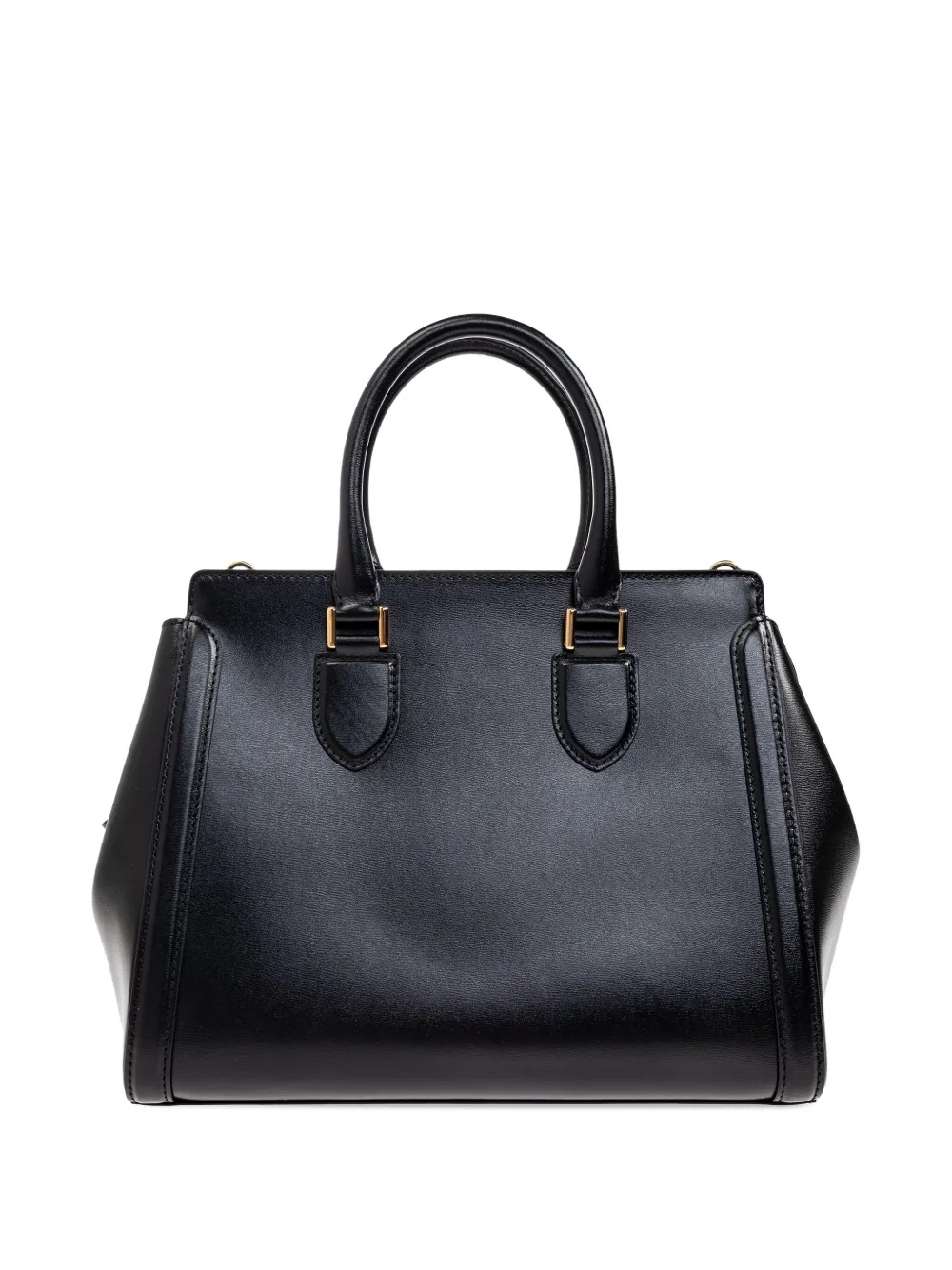 Alexander McQueen Leren shopper Zwart