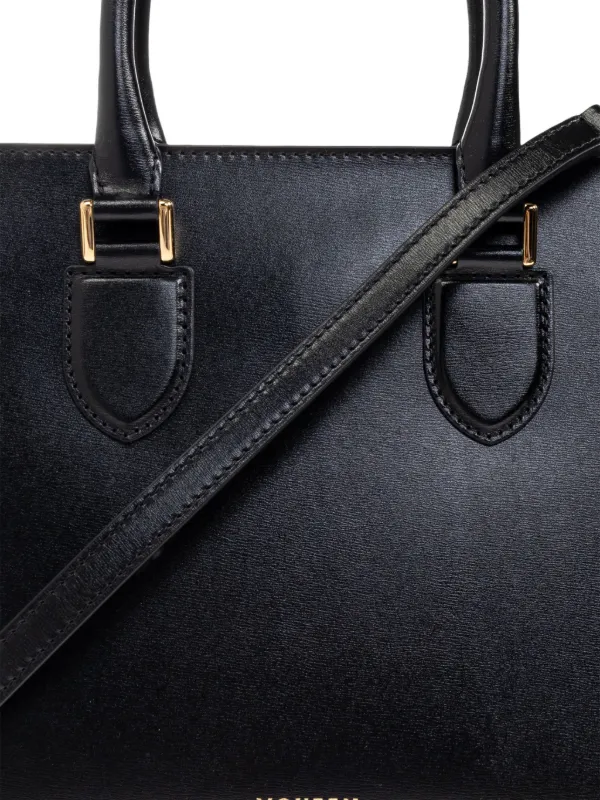 ✨Alexander McQUEEN レザー トートバッグ Alexander McQueen レザー トートバッグ | ブラック | FARFETCH JP