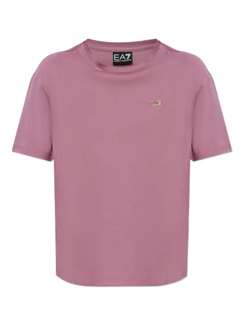 Ea7 Emporio Armani logo-plaque t-shirt