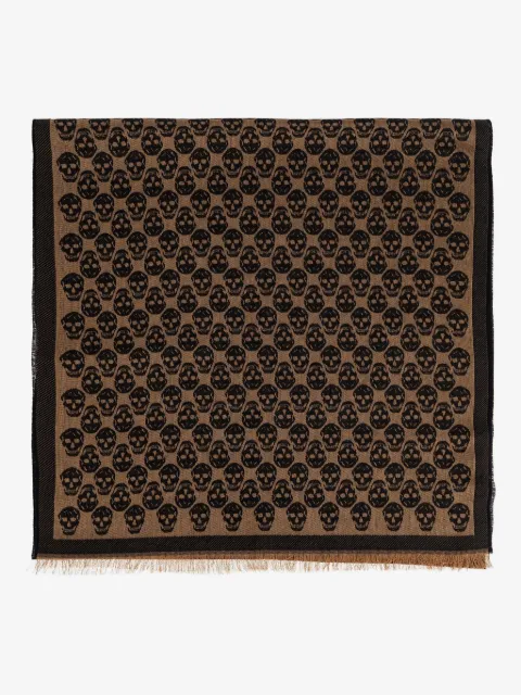 Alexander McQueen skull-print scarf