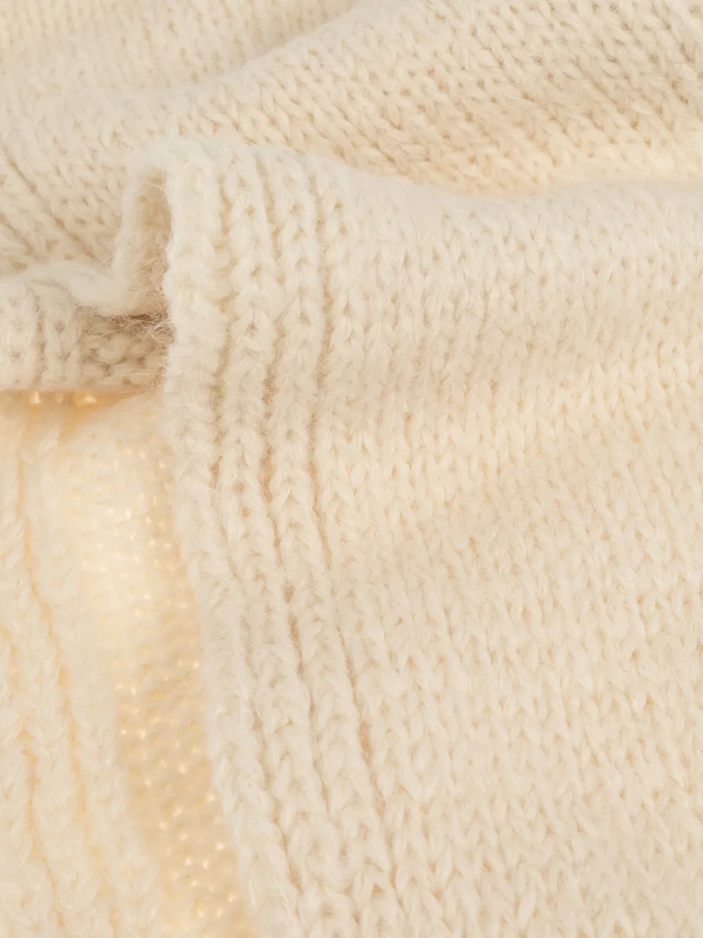 JIL SANDER+ Sjaal met logopatch Beige