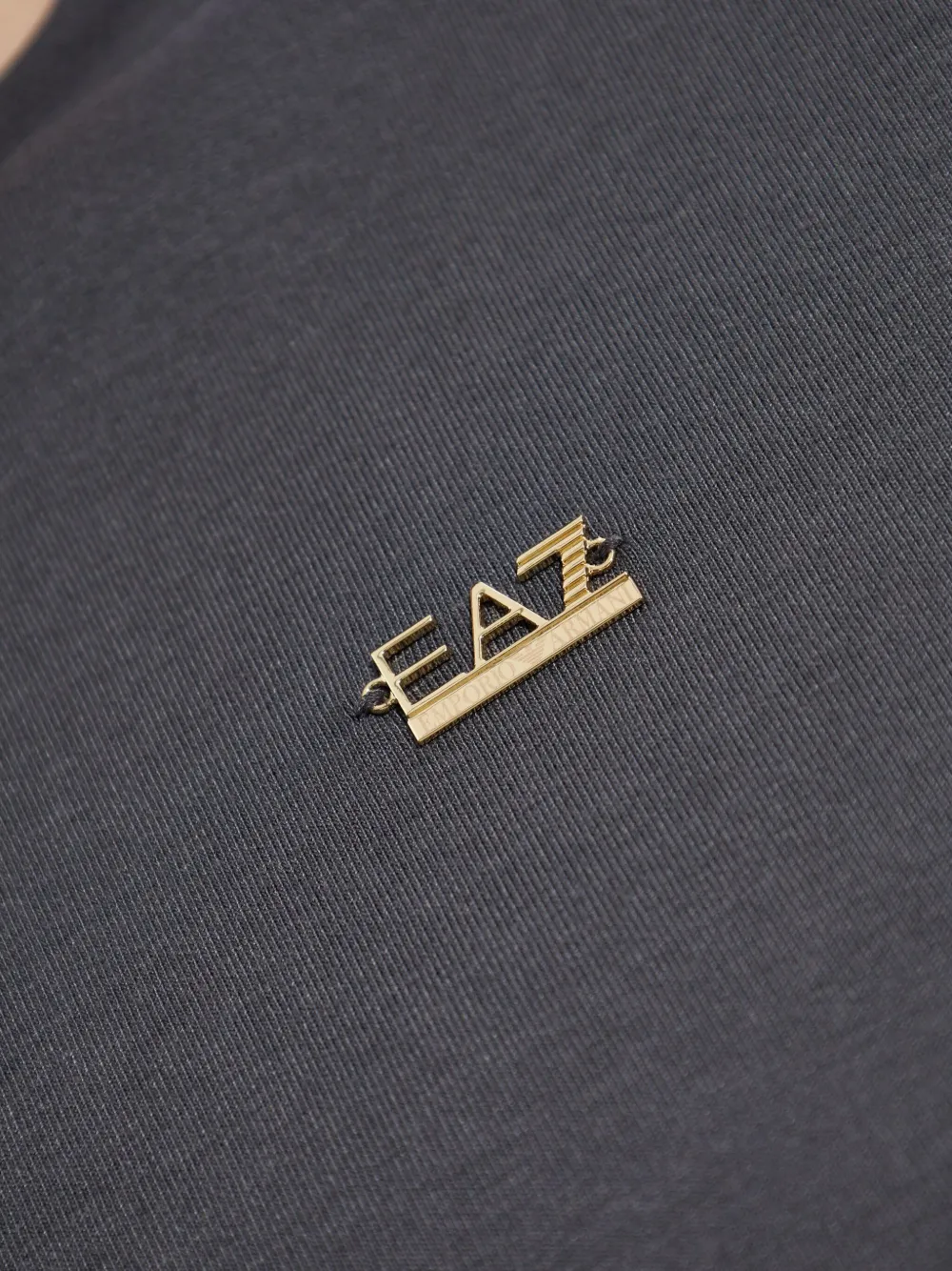 Ea7 Emporio Armani T-shirt met logoplakkaat Grijs