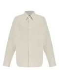 A.P.C. cotton button-up shirt - Neutrals