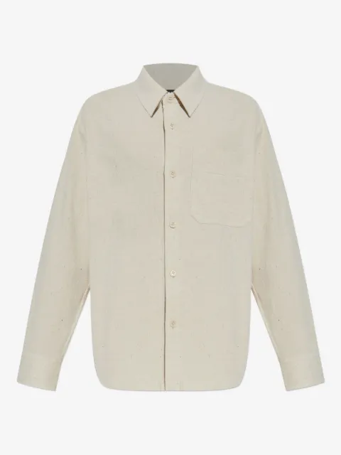 A.P.C. cotton button-up shirt