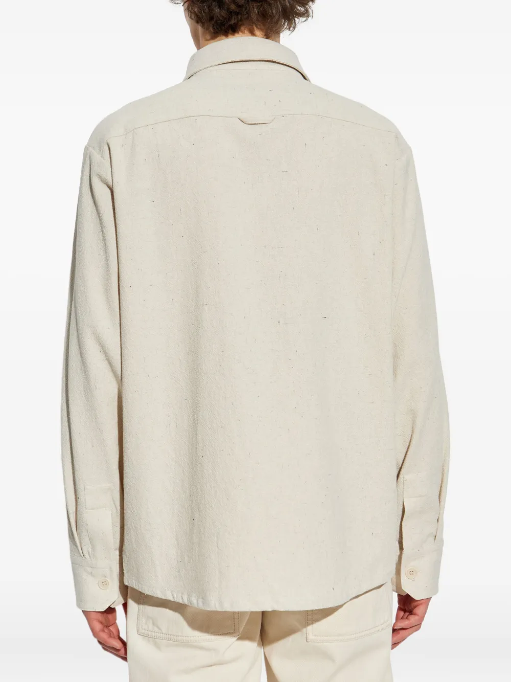 A.P.C. Katoenen overhemd Beige
