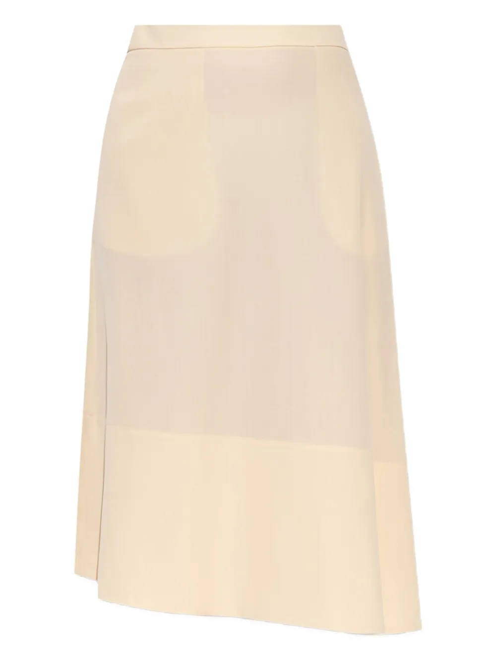 Jil Sander asymmetric midi skirt | neutro | Image 1