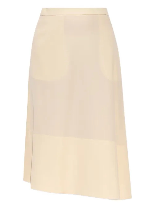 Jupe mi-longue à design asymétrique - Jil Sander - Modalova