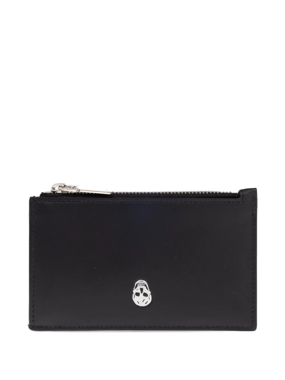 Alexander McQueen zippered leather wallet | Black | Image 1