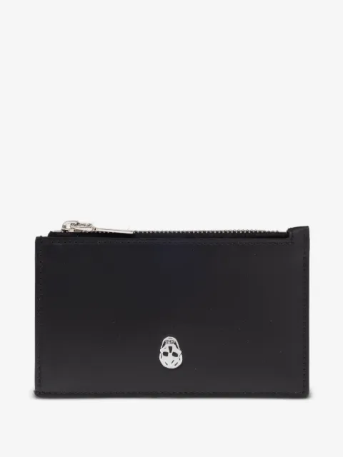 Alexander McQueen zippered leather wallet