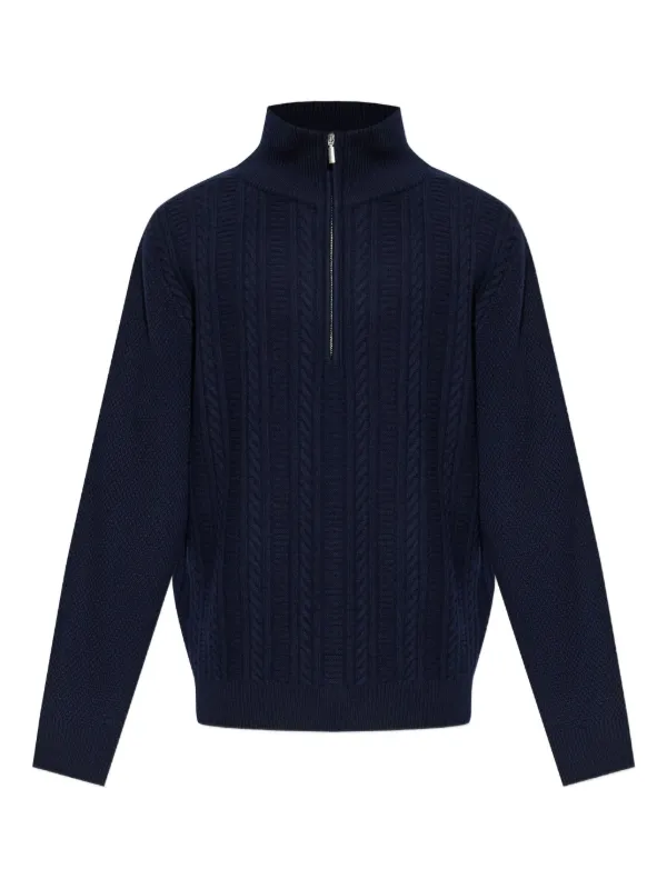 Virgin Wool Sweater Blue FARFETCH IN