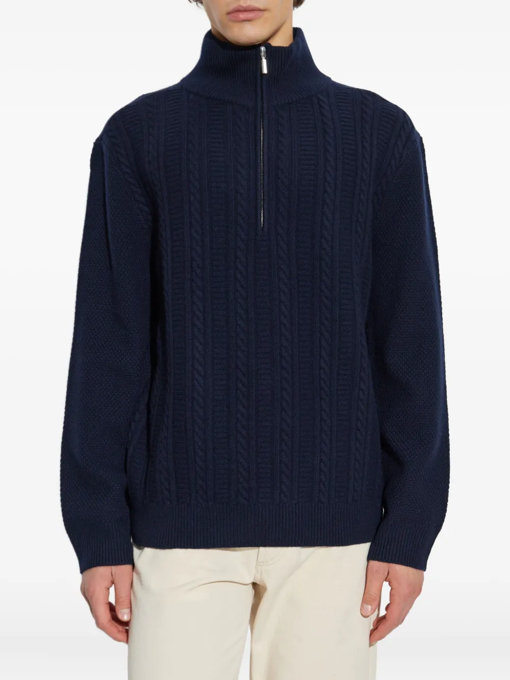 A.P.C. Trui van scheerwol Blauw