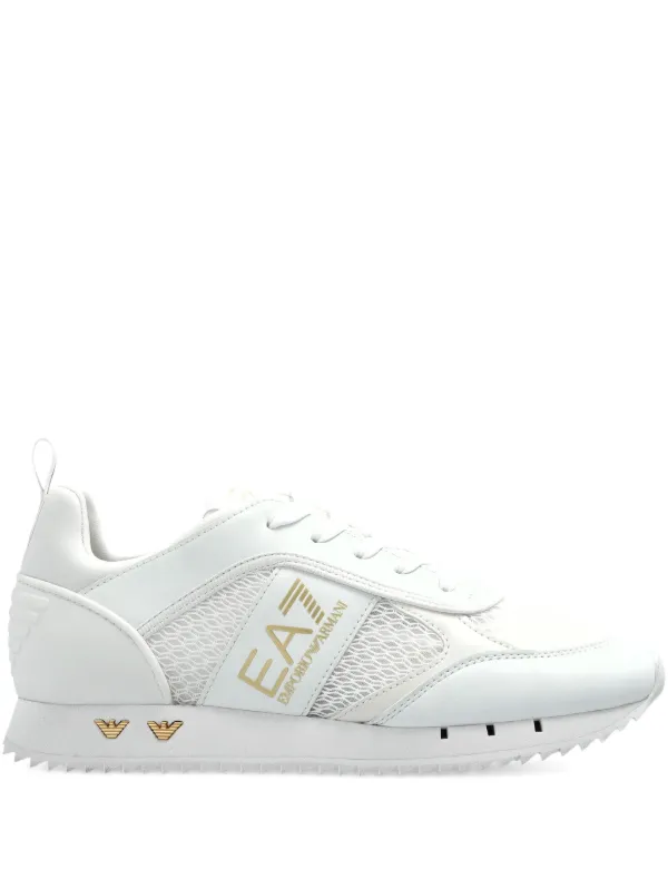 Ea7 Emporio Armani Panelled Running Sneakers White FARFETCH