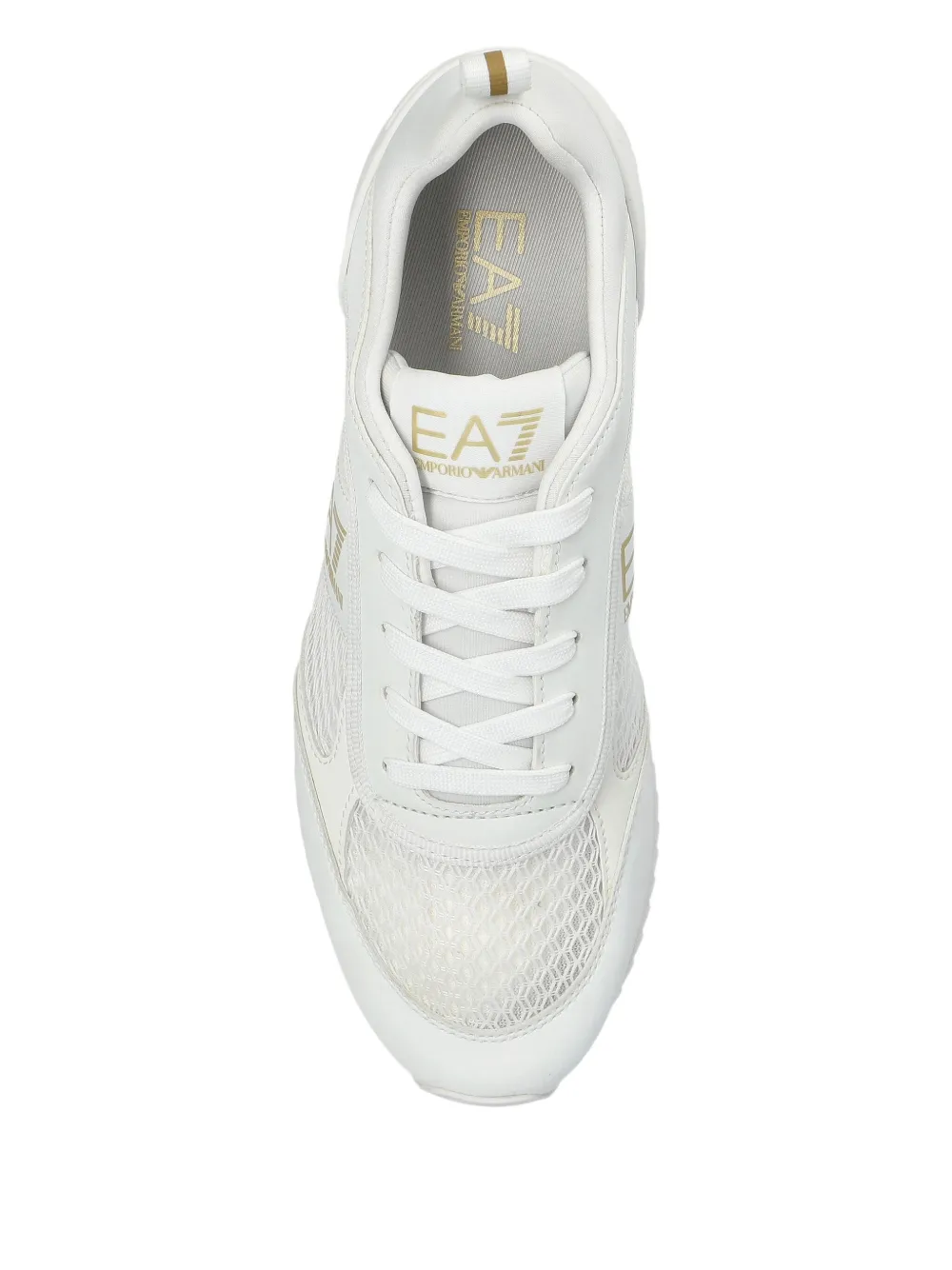 Ea7 Emporio Armani panelled running sneakers White