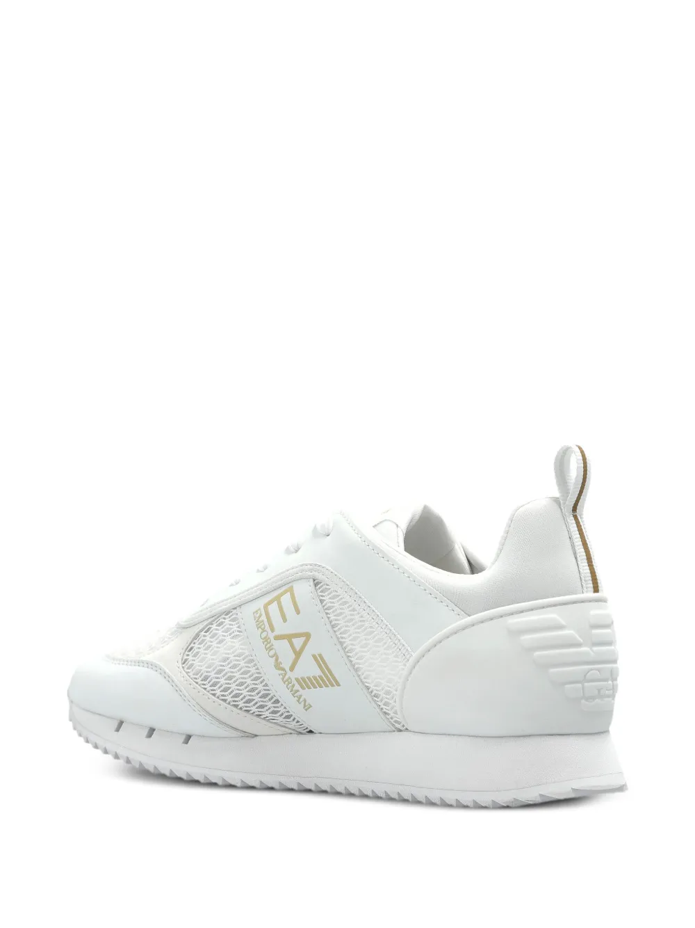 Ea7 Emporio Armani panelled running sneakers White